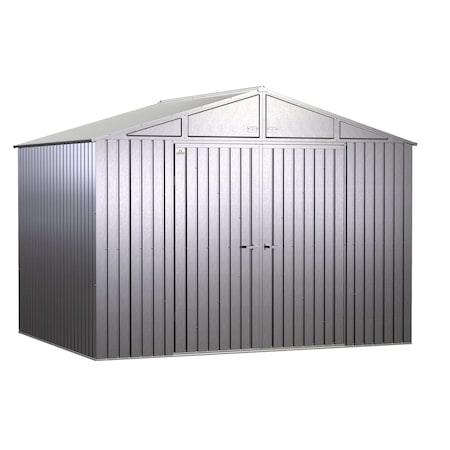 Arrow Storage Products 521 cu. ft. Steel Silver EG108AB